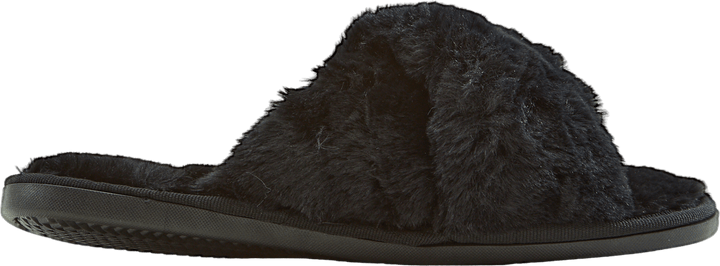 Brahny W Plush Slipper Black