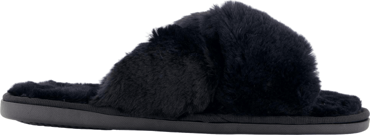 Brahny W Plush Slipper Black