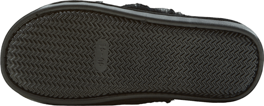 Brahny W Plush Slipper Black