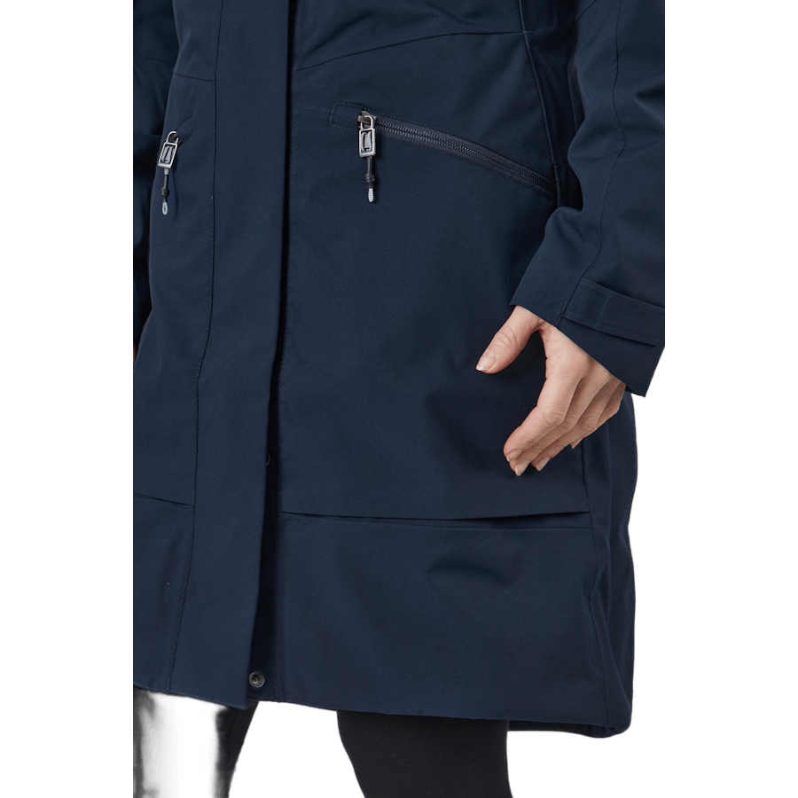 Ilma Wns Parka 5 Dark Night Blue