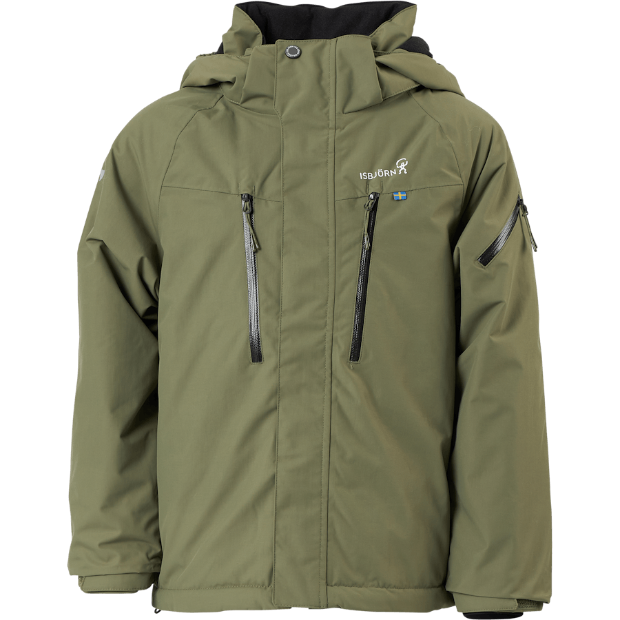 Helicopter Winter Jacket Kids Moss