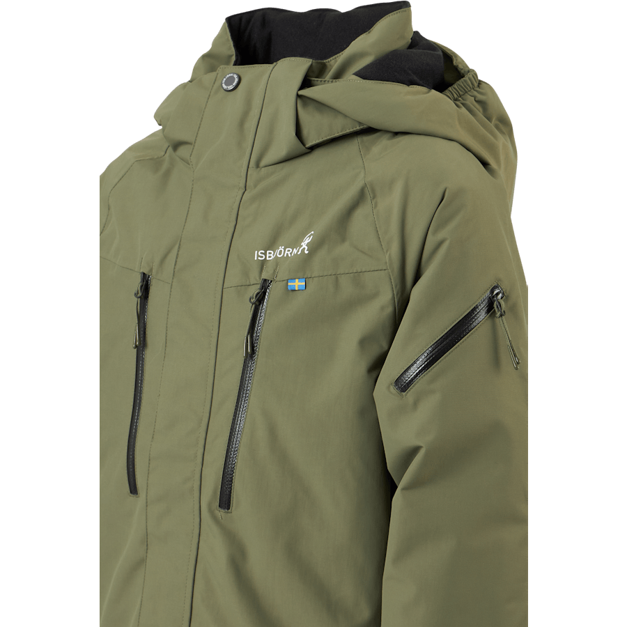 Helicopter Winter Jacket Kids Moss