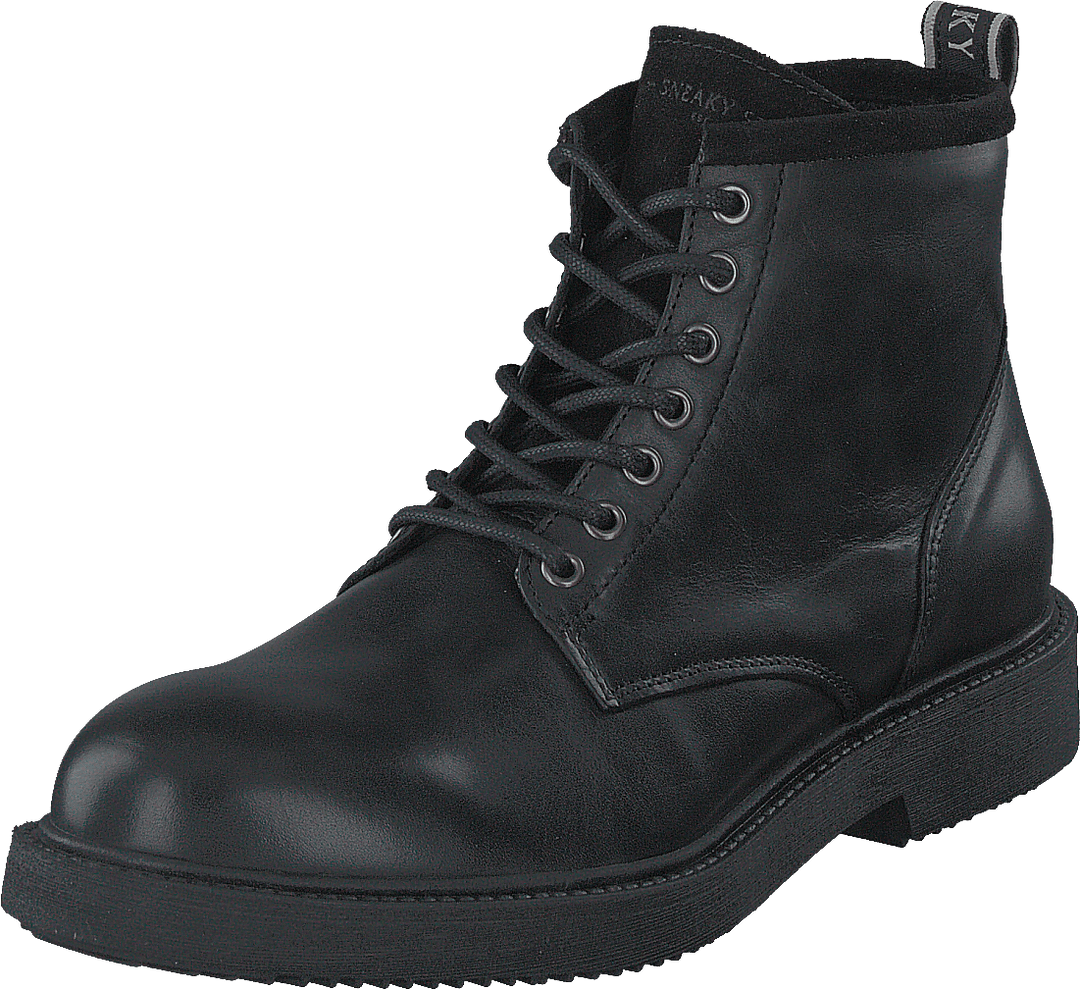 Texas Leather Shoe Black
