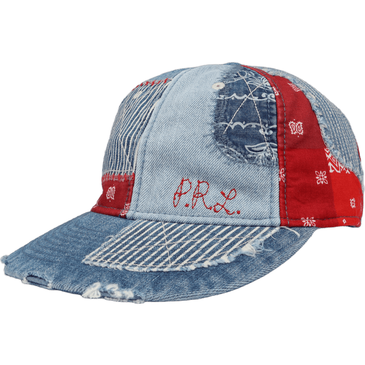 Patchwork Denim Ball Cap Patchwork