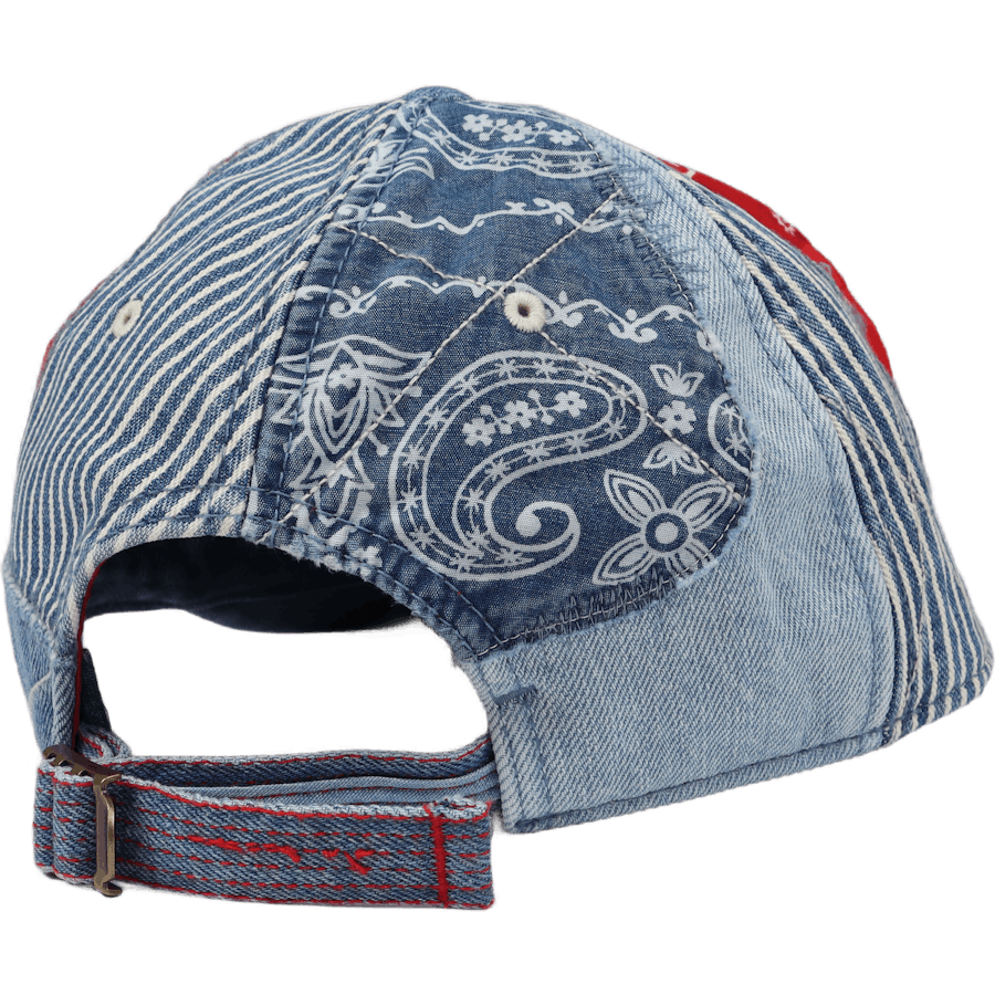 Patchwork Denim Ball Cap Patchwork
