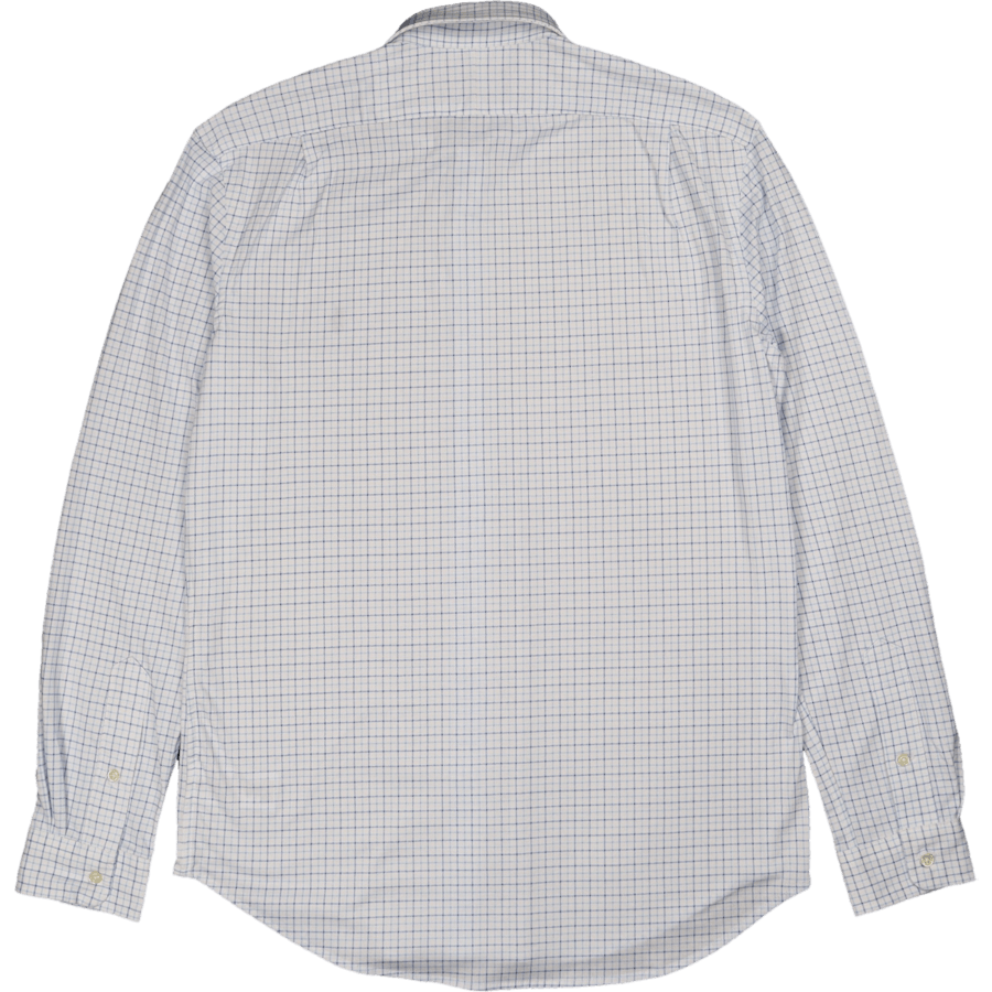Estppcs-dlouhý rukáv-sportovní košile Elite Blue/white Tattersall