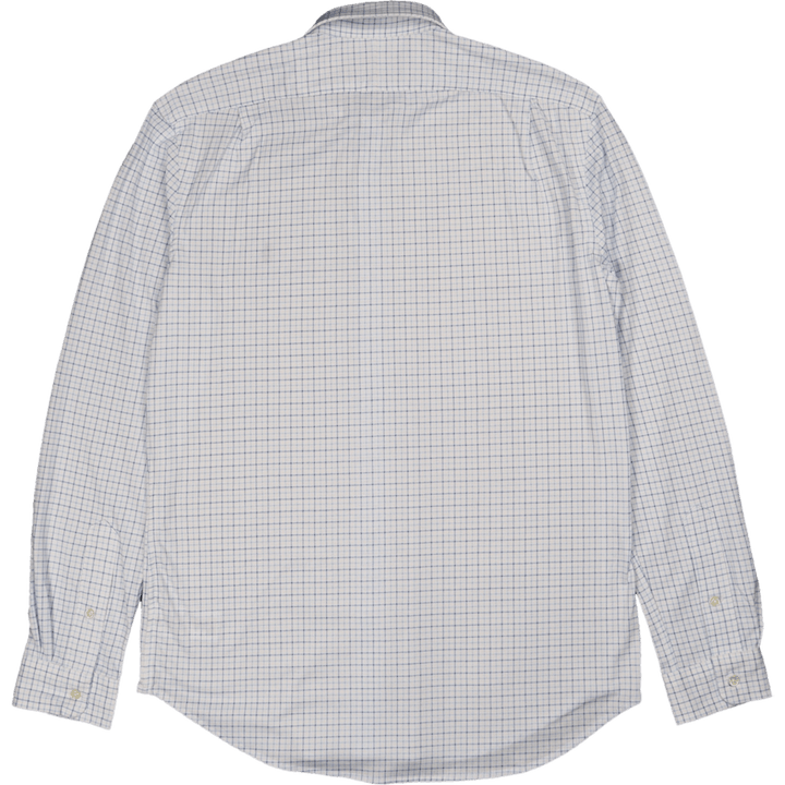 Estppcs-dlouhý rukáv-sportovní košile Elite Blue/white Tattersall