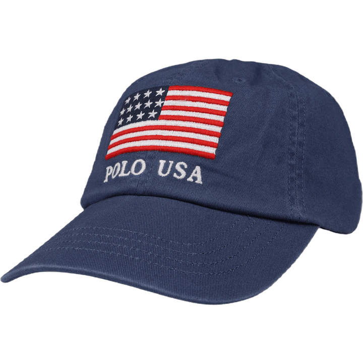 Flag Chino Ball Cap Light Navy