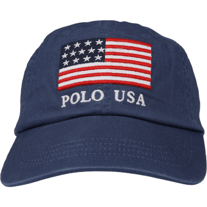 Flag Chino Ball Cap Light Navy