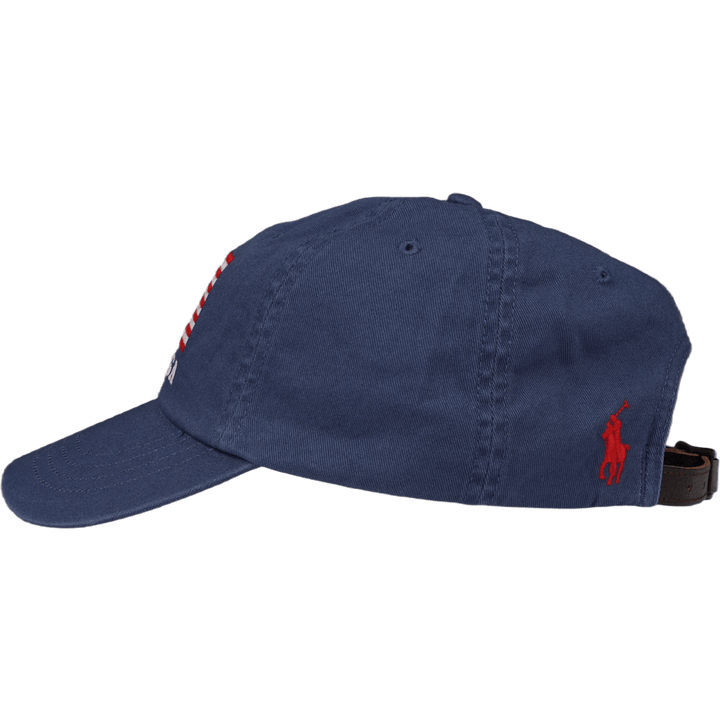 Flag Chino Ball Cap Light Navy