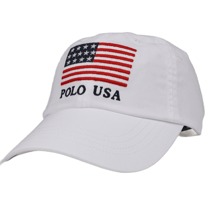 Flag Chino Ball Cap Reinweiß
