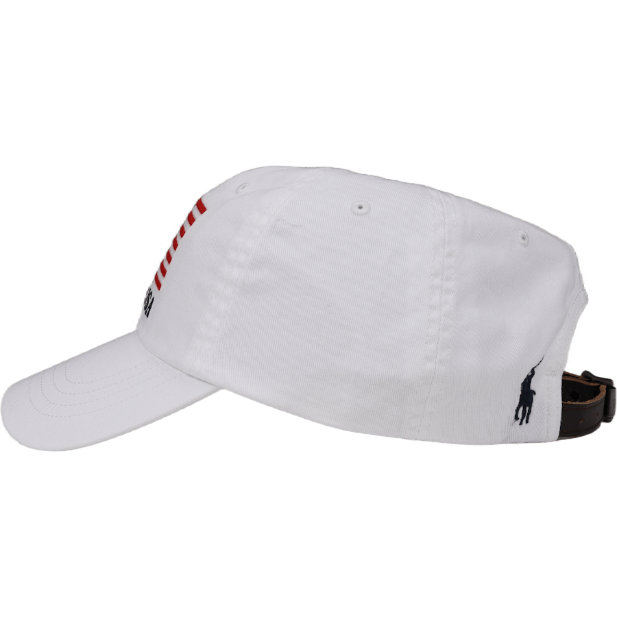Flag Chino Ball Cap Reinweiß