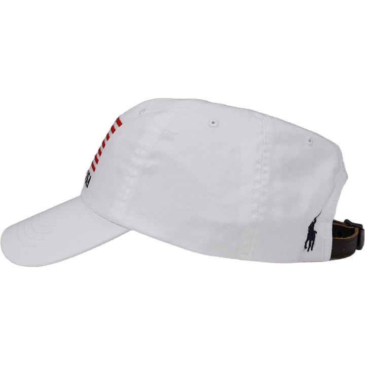Flag Chino Ball Cap Reinweiß