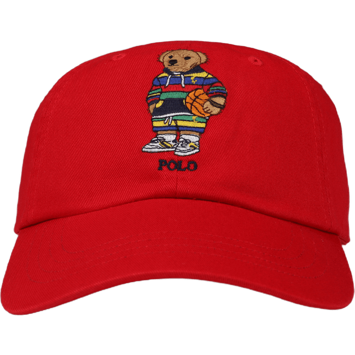 Polo Bear Chino Ball Cap Rl 2000 Red