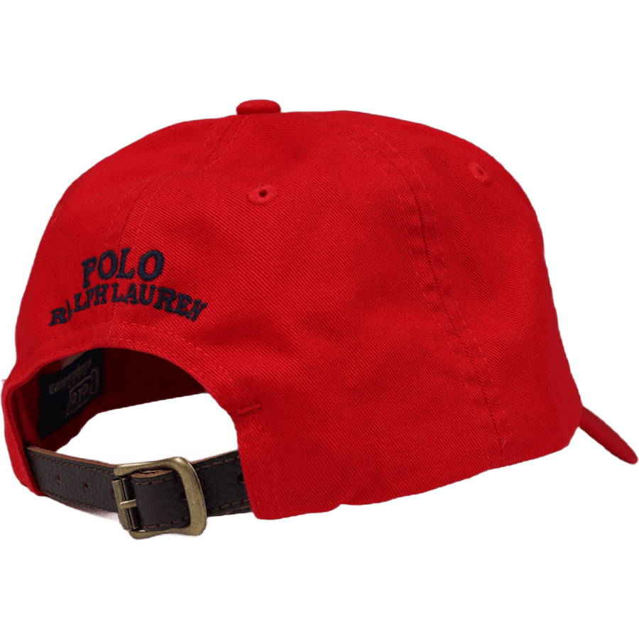 Polo Bear Chino Ball Cap Rl 2000 Red