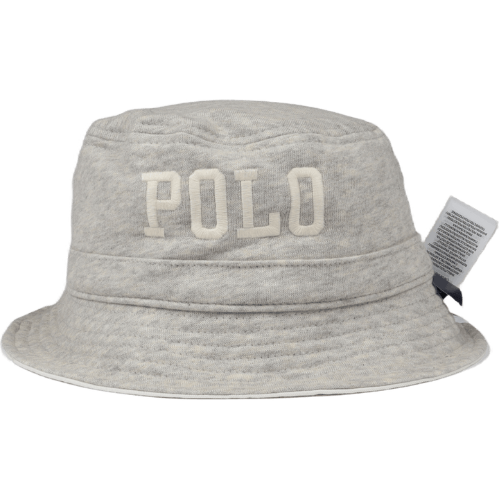 Cappello a secchiello reversibile in pile e twill Lght Sprt Hthr/Deckwash Bianco