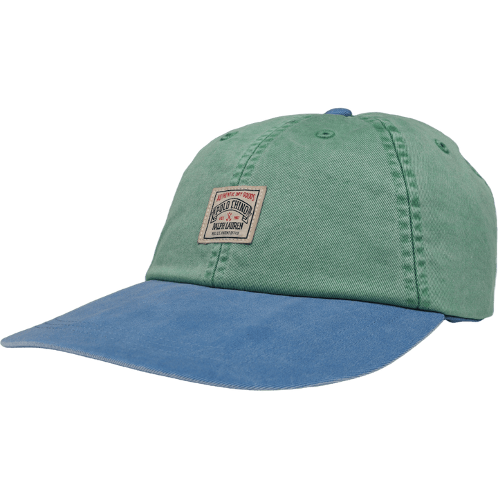 Baumwoll-Chino-Langschnabelmütze Raft Green