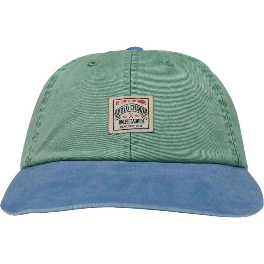 Baumwoll-Chino-Langschnabelmütze Raft Green