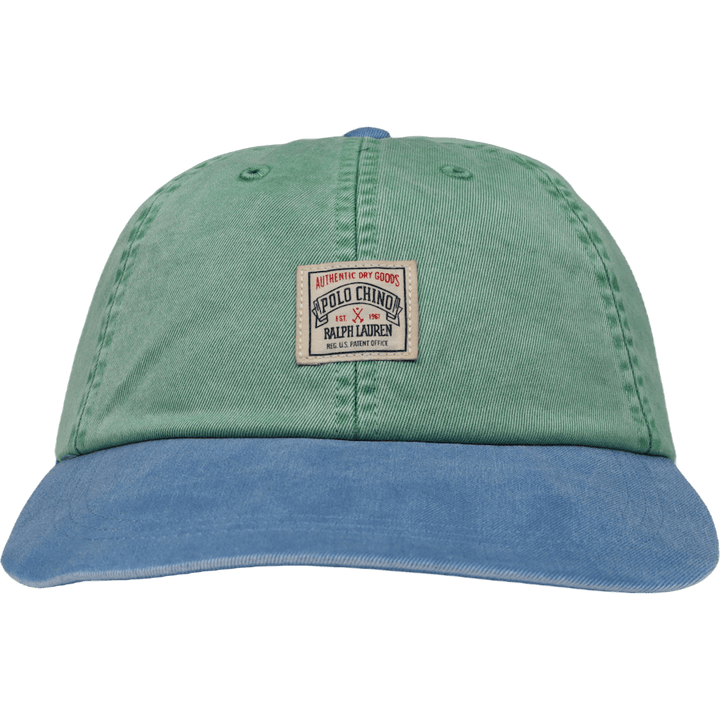 Baumwoll-Chino-Langschnabelmütze Raft Green