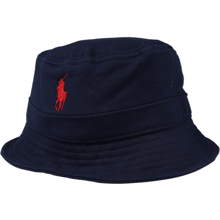 Bucket Hat i bomullsblandad fleece Cruise Navy