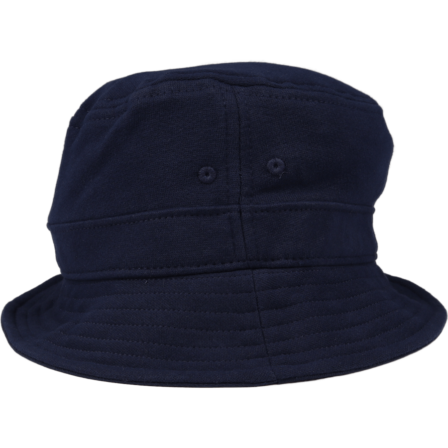 Bucket Hat i bomullsblandad fleece Cruise Navy