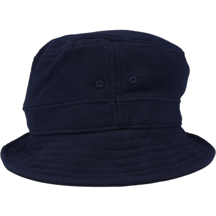 Bucket Hat i bomullsblandad fleece Cruise Navy