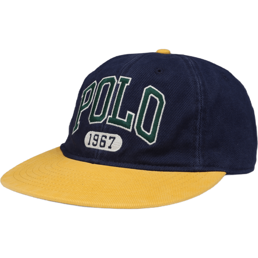 Logo Cotton Chino Ball Cap Newport Navy/Gold Bugle