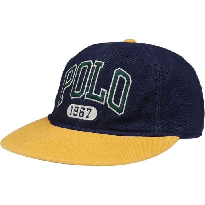 Logo Cotton Chino Ball Cap Newport Navy/Gold Bugle