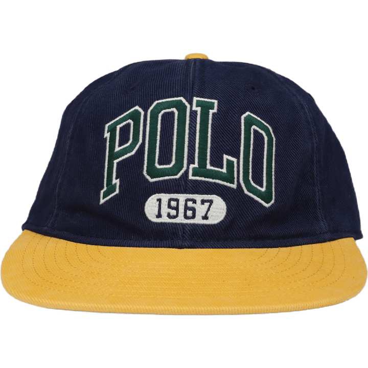 Logo Cotton Chino Ball Cap Newport Navy/Gold Bugle