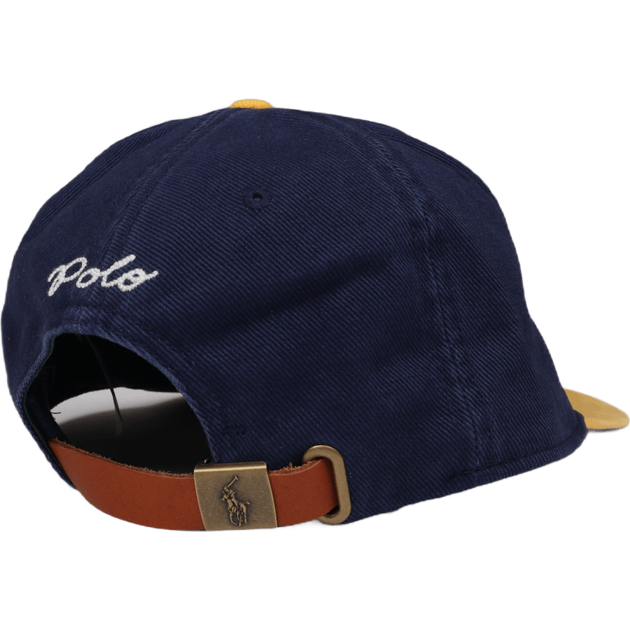 Logo Cotton Chino Ball Cap Newport Navy/Gold Bugle