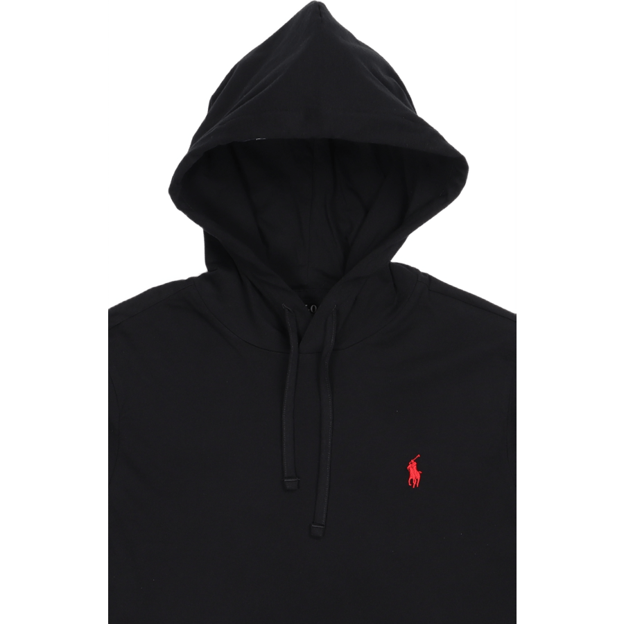 Maglia con cappuccio Polo Nero