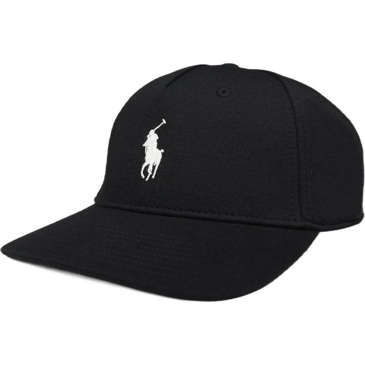 Double-Knit Jacquard Ball Cap Polo Black