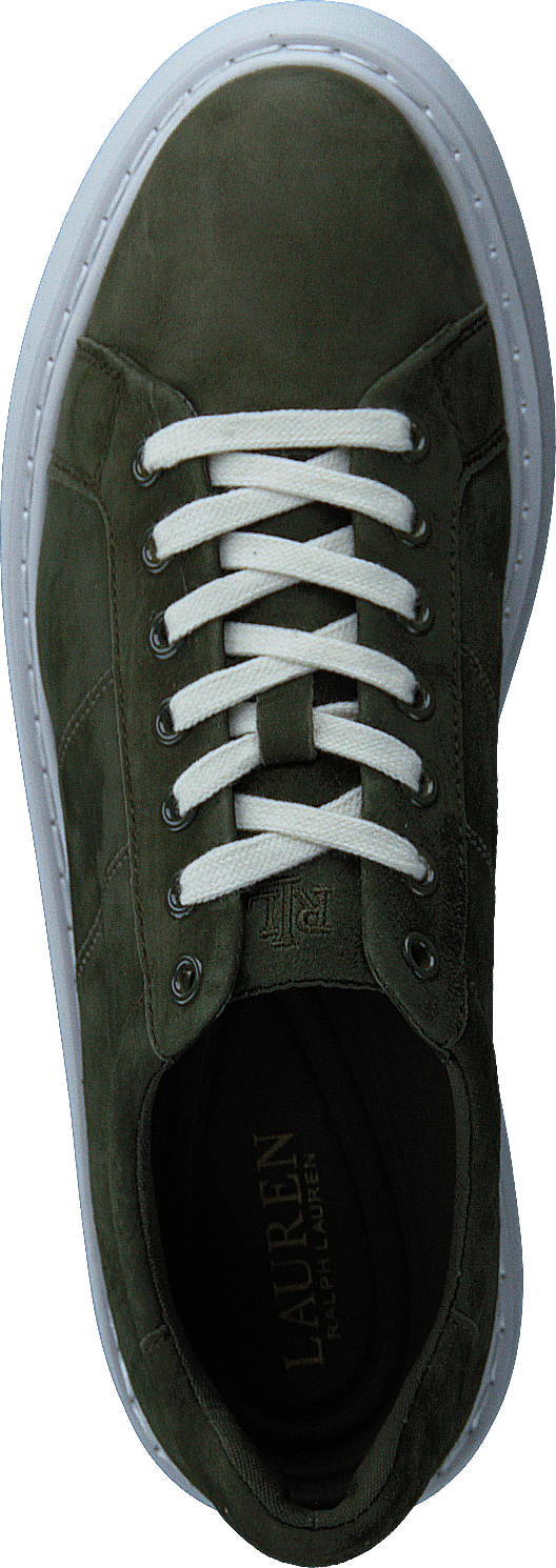 Baskets en daim Angeline IV classiques olive