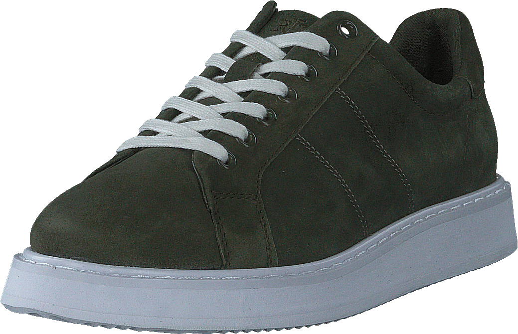 Baskets en daim Angeline IV classiques olive