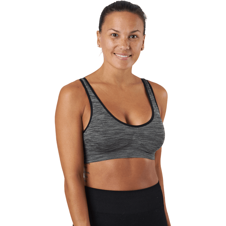 Mira Cir Sports Bra Black Melange