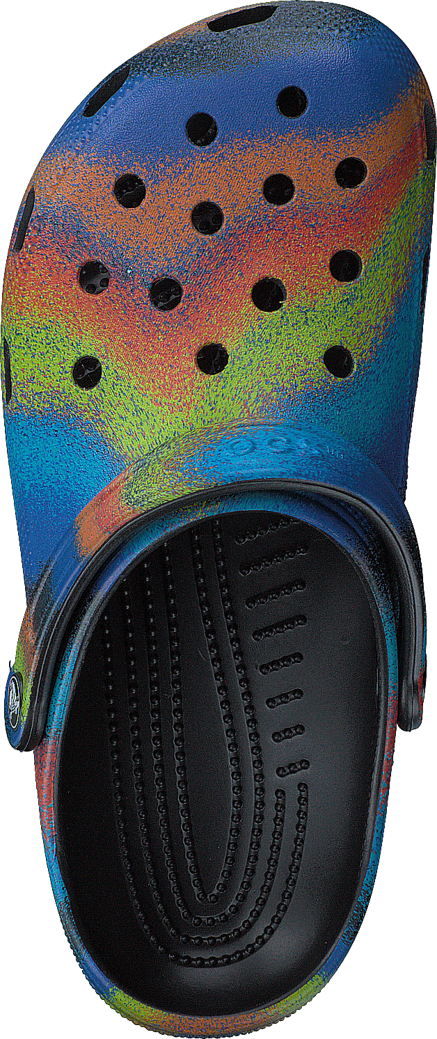 Classic Spray Dye Clog Black/multi