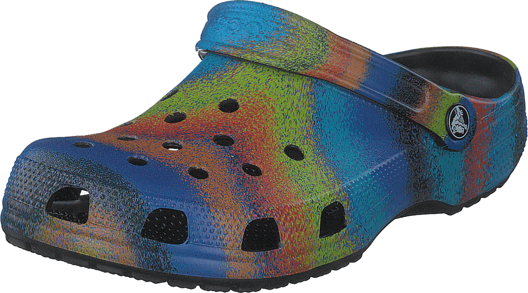 Classic Spray Dye Clog Black/multi