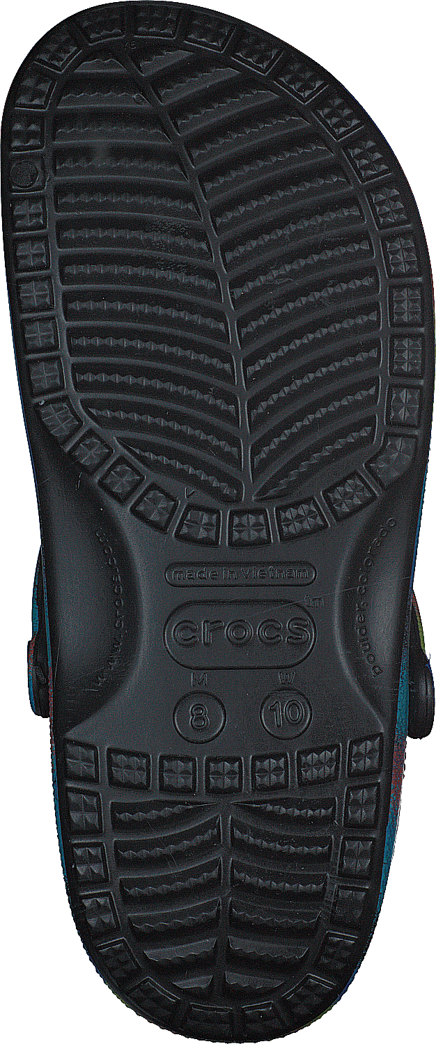 Classic Spray Dye Clog Black/multi