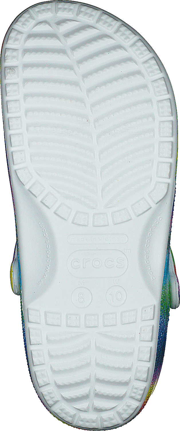 Classic Spray Dye Clog White/multi