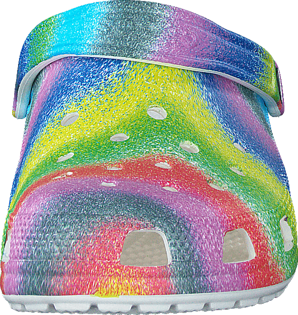 Classic Spray Dye Clog White/multi
