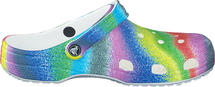 Classic Spray Dye Clog White/multi