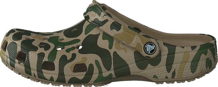 Classic Camo Clog s potiskem Chai / Tan