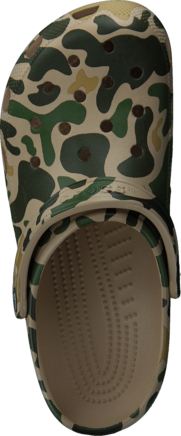 Classic Camo Clog s potiskem Chai / Tan