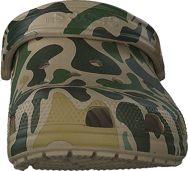 Classic Camo Clog s potiskem Chai / Tan