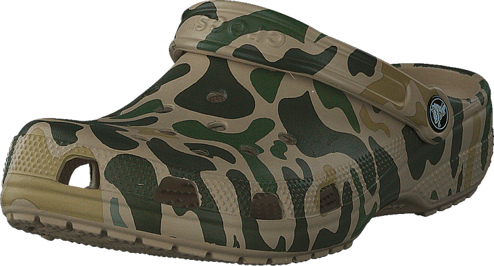 Classic Camo Clog s potiskem Chai / Tan