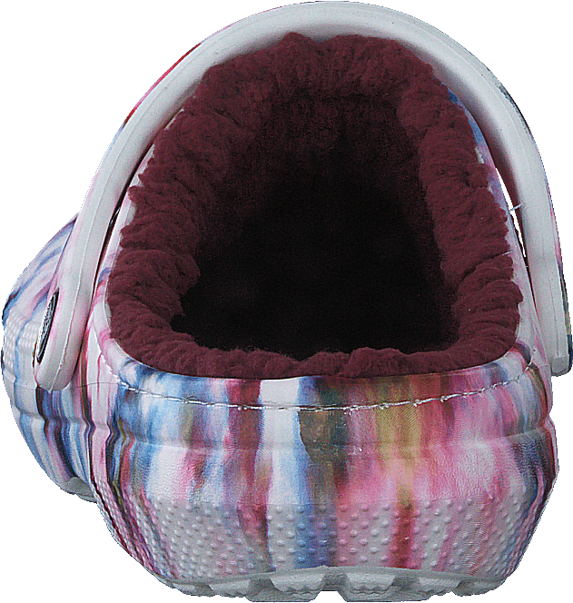 Classic Lined Tie Dye Clog Garnet/multi