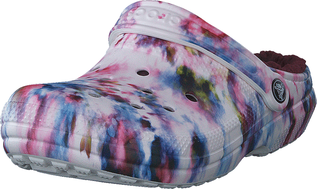 Classic Lined Tie Dye Clog Garnet/multi