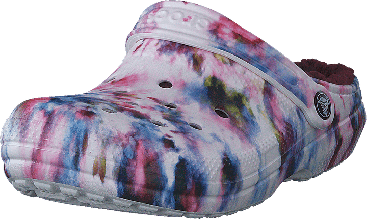 Classic Lined Tie Dye Clog Garnet/multi