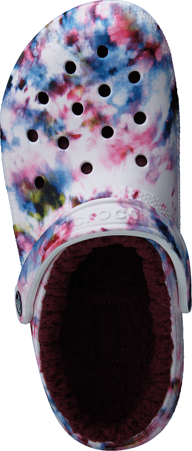 Classic Lined Tie Dye Clog Garnet/multi