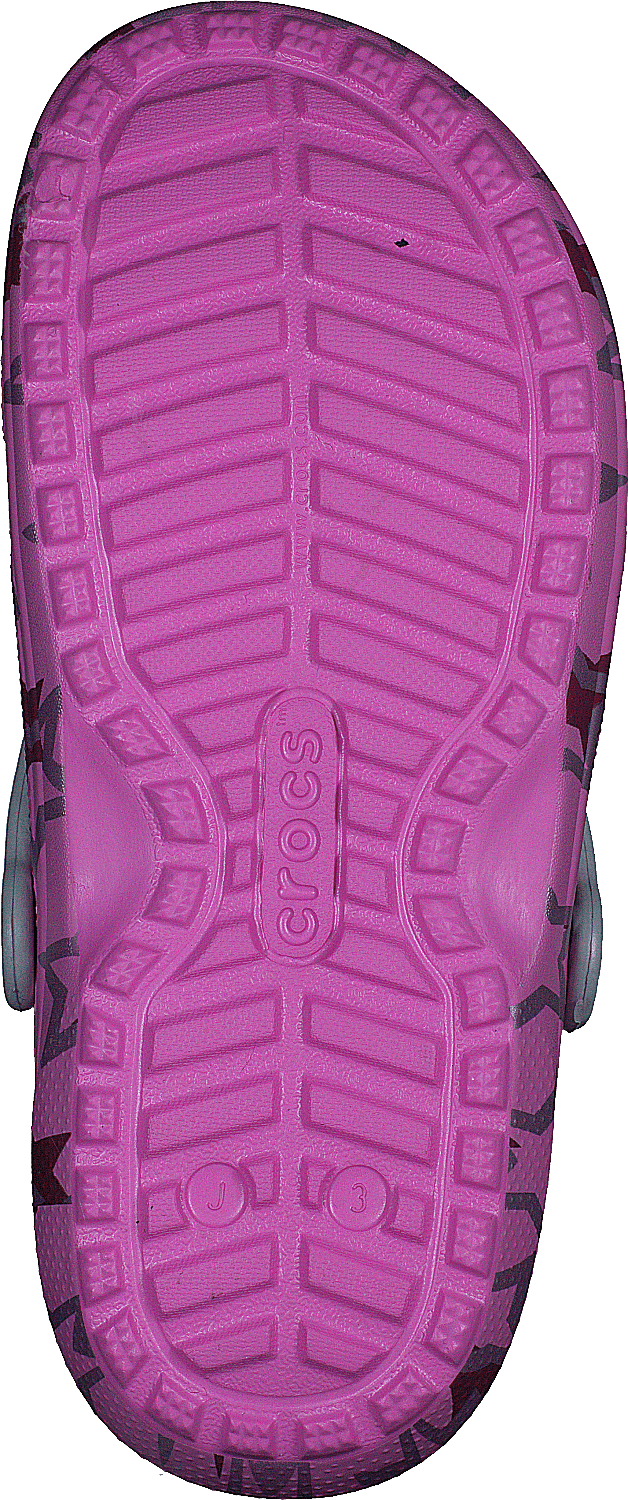 Classic Lined Clog Kids Taffy Pink / Multi